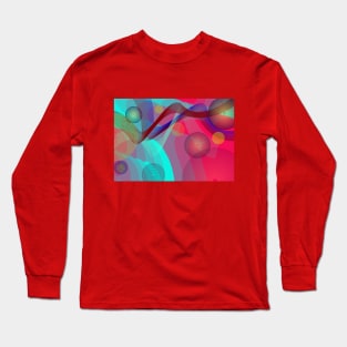 Dream Circle Abstract Blend colour Long Sleeve T-Shirt